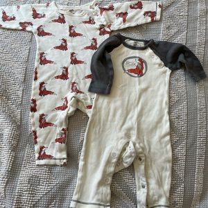 Fox onesies - Organic Cotton “touched by Nature”